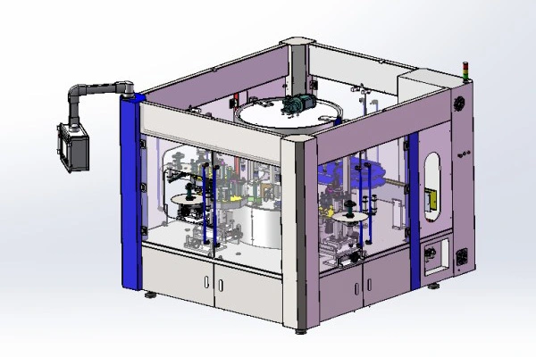 Mouthwash Flat Bottle Labeling Machine