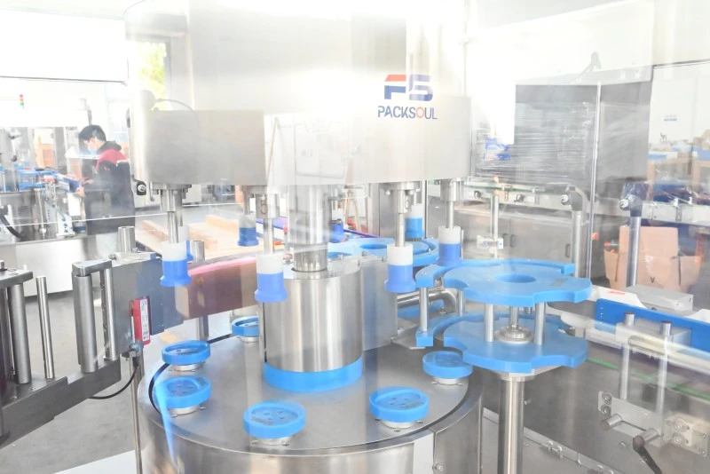 Square Cosmetic Jar Labeling Machine